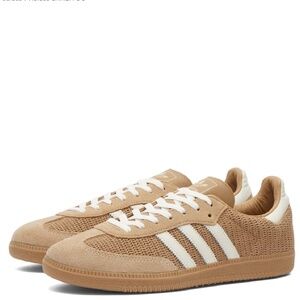 Adidas Samba OG Cardboard & Chalk White & Brown Desert